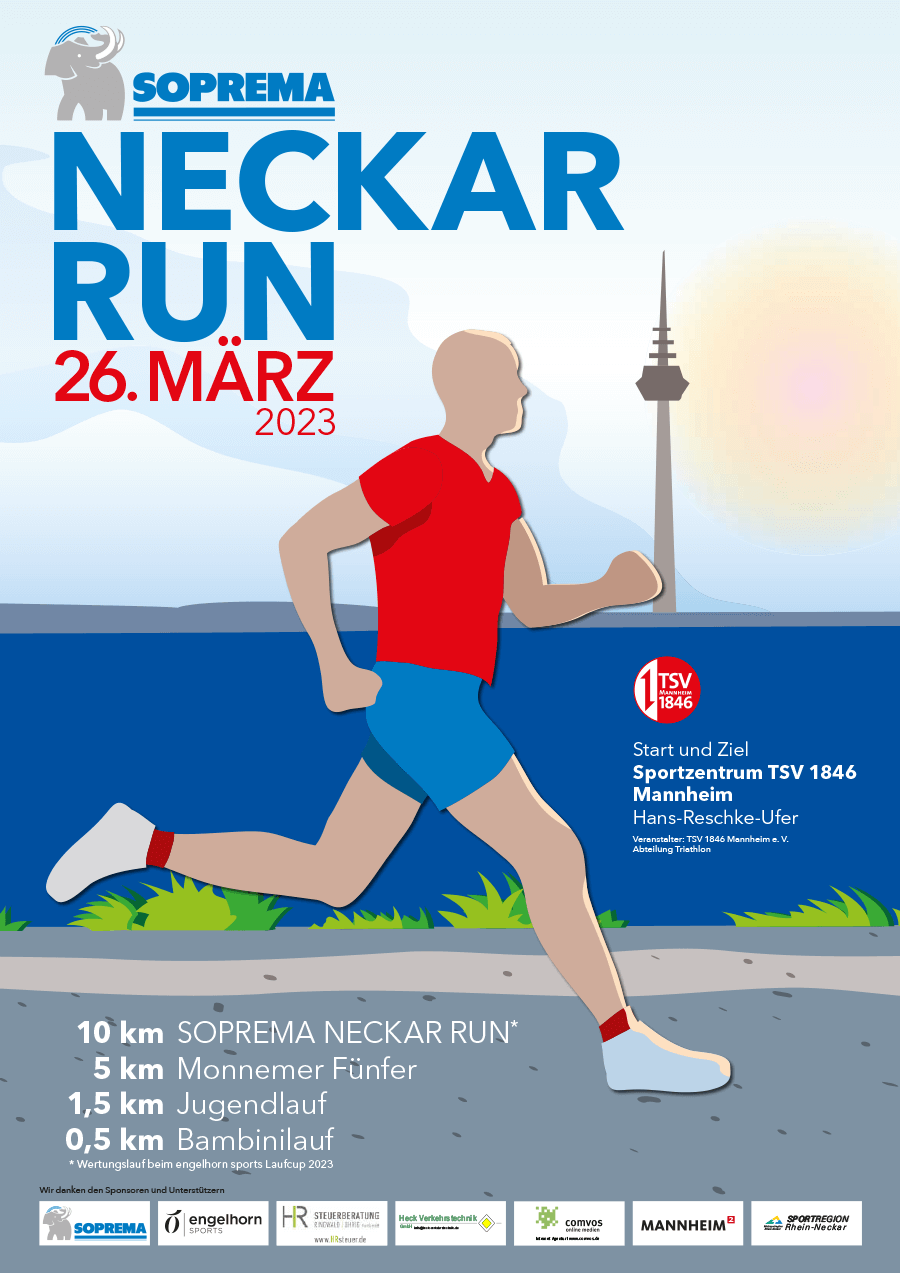 Mannheim Laufveranstaltung SOPREMA Neckar Run 2022